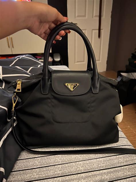 clean prada nylon bag